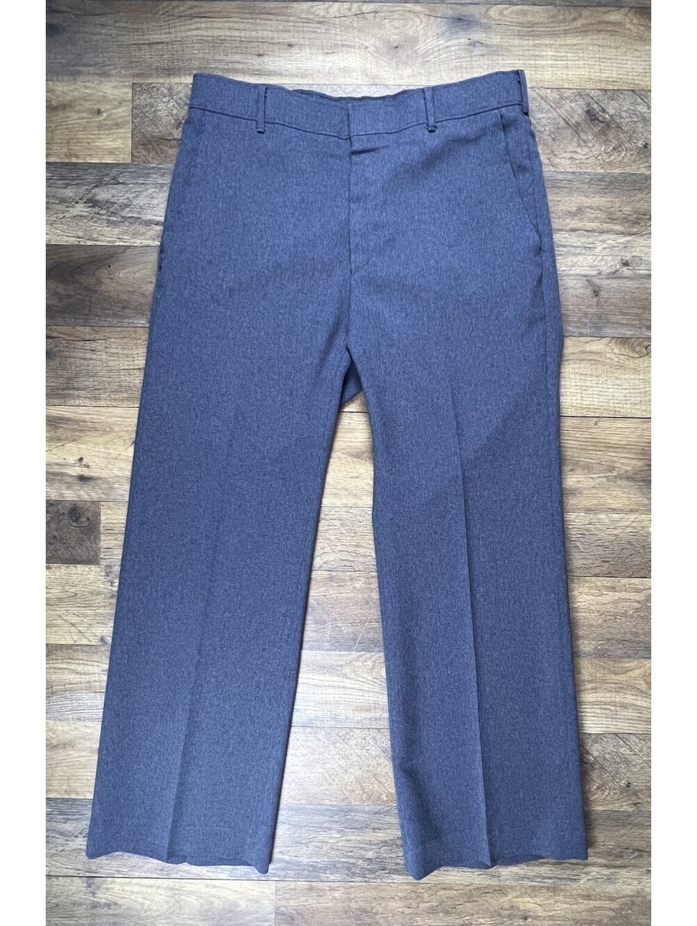 Vintage Levi’s Action Slacks Mens 33x29 Blue Gray Sta-Prest USA Made Dress Pants